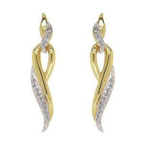 0.35 Ct. tw. Diamond Dangle Earrings 14K Gold